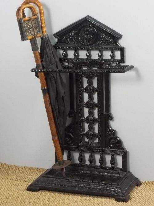Victorian Cast Iron Umbrella Hall Stick Stand.c. 1860.