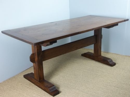 Antique Oak Refectory Kitchen Farmhouse Dining Table