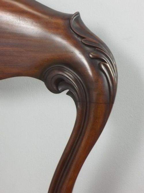ANTIQUE SET OF EIGHT 8 REGENCY WILLIAM IV BALLOON SPOON BACK STUFF OVER MAHOGANY UPHOLSTERED DINING CHAIRS C1835 - ADDITIONAL PHOTO 8