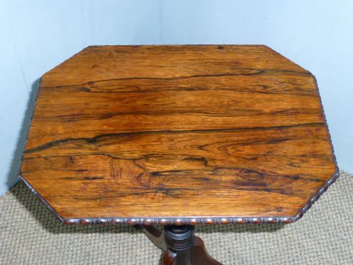 REGENCY GEORGIAN GILLOWS ROSEWOOD OCCASIONAL WINE LAMP SIDE TABLE C 1820 - ADDITIONAL PHOTO 3
