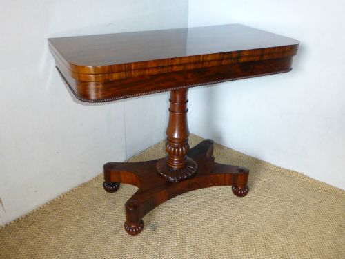 Gillows Regency Georgian Rosewood Card Games Side Hall Lamp Sofa Table