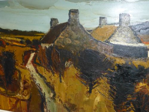 LARGE OIL PAINTING BY DONALD MCINTYRE CIRCA 1965 MCINTYRE - ADDITIONAL PHOTO 2