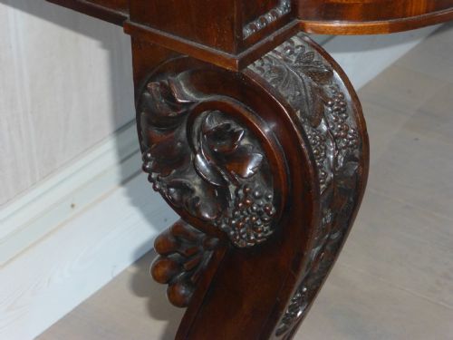 STUNNING QUALITY LARGE REGENCY MAHOGANY SERVING TABLE SIDEBOARD SIDE BOARD ATTRIBUTED TO GEORGE SMITH C1820 - ADDITIONAL PHOTO 2