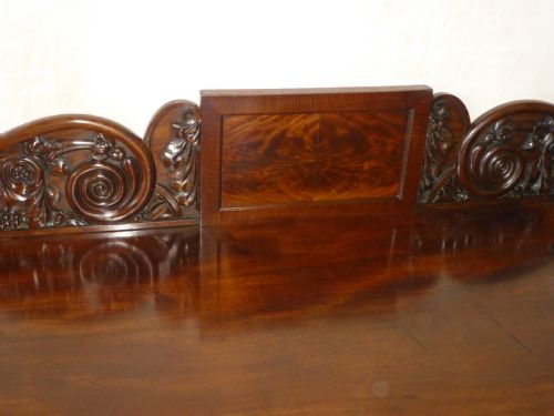 STUNNING QUALITY LARGE REGENCY MAHOGANY SERVING TABLE SIDEBOARD SIDE BOARD ATTRIBUTED TO GEORGE SMITH C1820 - ADDITIONAL PHOTO 9