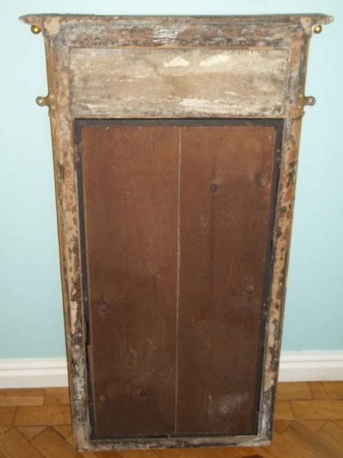 REGENCY GILT WOOD EGYPTIAN WATER GILDED PIER CONSOLE WALL CHEVAL MIRROR - ADDITIONAL PHOTO 5