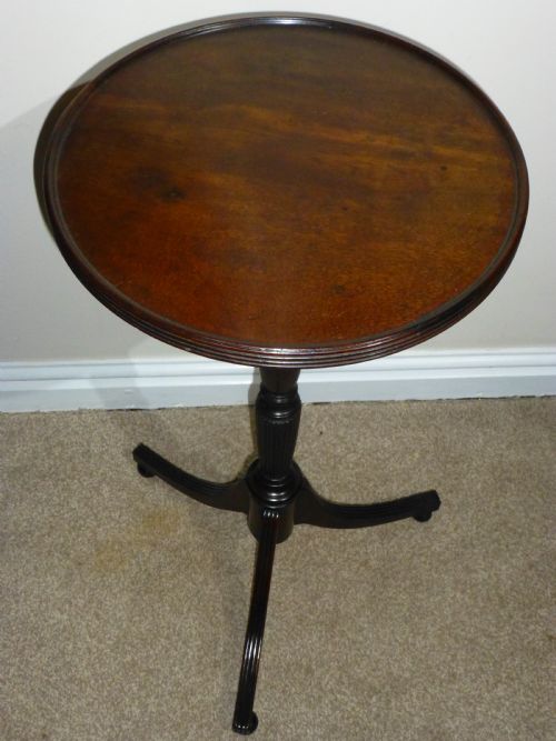 stunning quality gillows regency georgian circular round tripod occasional lamp wine table - CATEGORY: ANTIQUE TABLES - DATED REGENCY