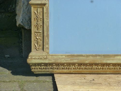 STUNNING QUALITY GILT OVERMANTEL OVERMANTLE MIRROR C1870 - ADDITIONAL PHOTO 5