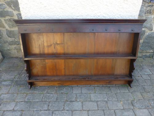 18th Century Oak Delft Dresser Plate Rack