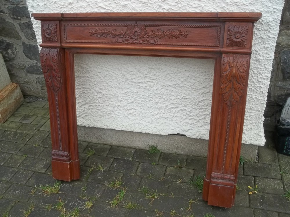Antique fire surround