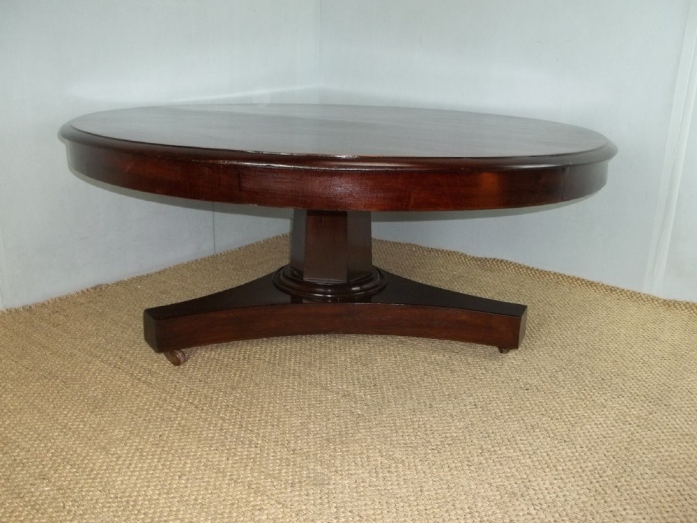 antique 19th century circular round coffee table. C.1860