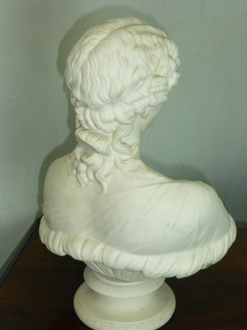 19th century Copeland parian bust after C. Delpech of Clytie the Water Nymph. View III