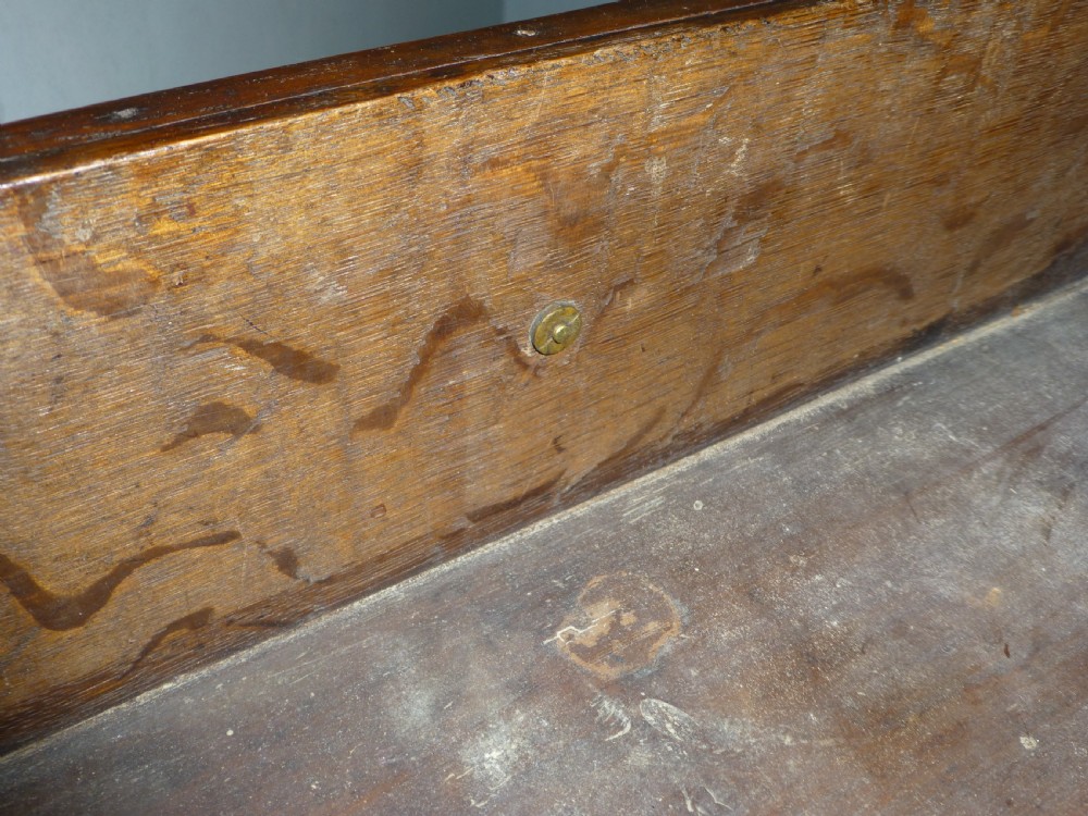 Welsh oak narrow 18th century Georgian pot board open dresser base View IX
