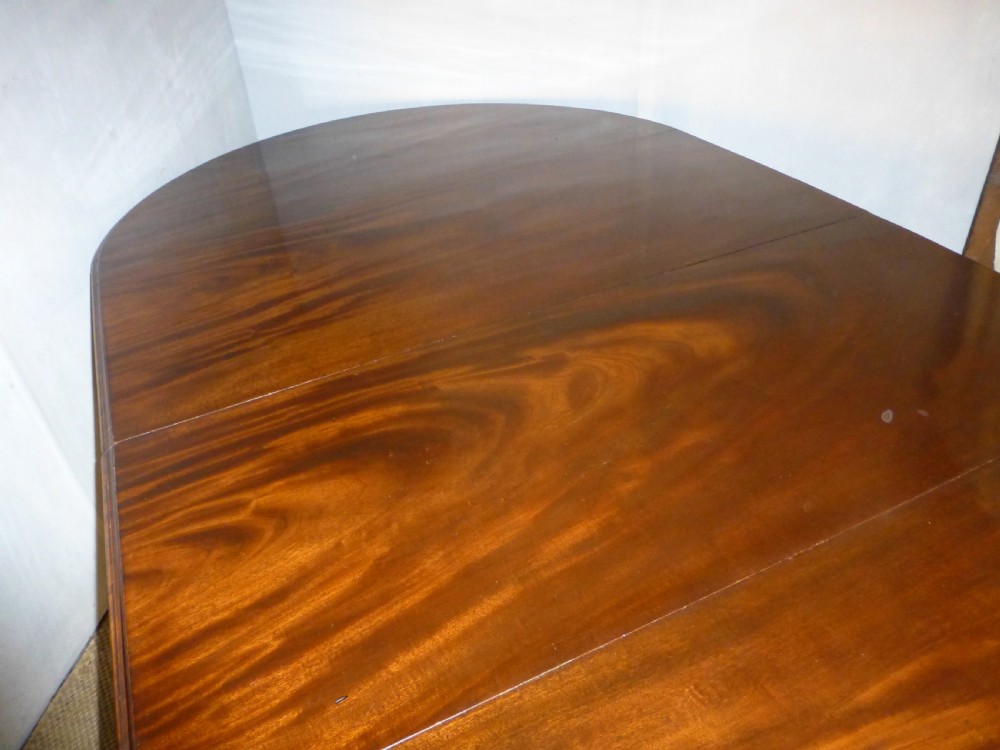 Georgian 8' 10 seat extending dining table or pair of Adam design demi lune 18th century mahogany console tables View X