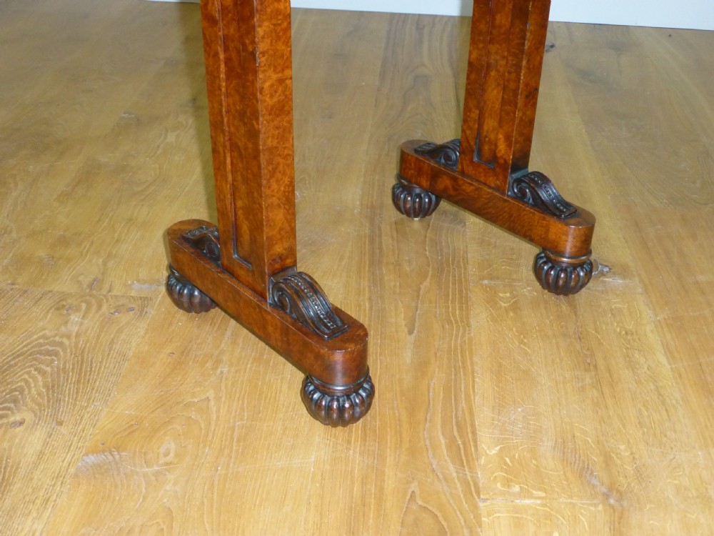 Rare Gillows Regency small writing sofa hall library lamp side table desk View II