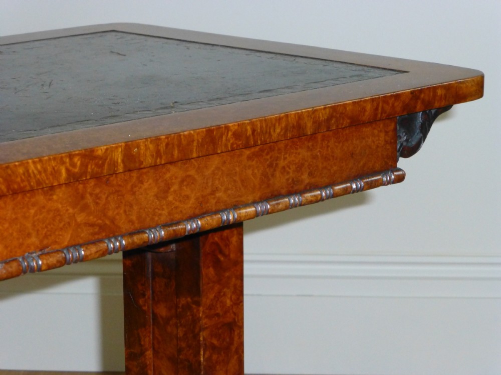 Rare Gillows Regency small writing sofa hall library lamp side table desk View IV