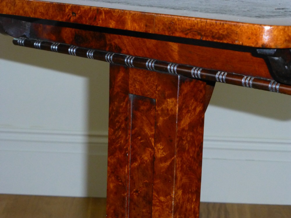 Rare Gillows Regency small writing sofa hall library lamp side table desk View VI