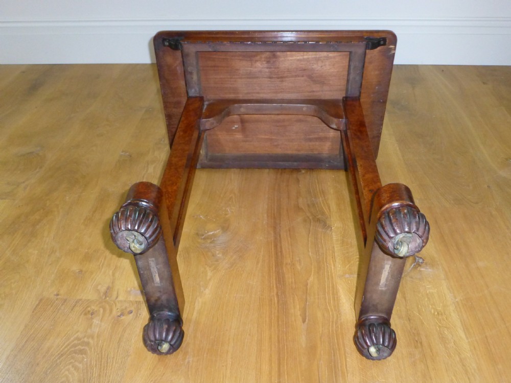 Rare Gillows Regency small writing sofa hall library lamp side table desk View VII