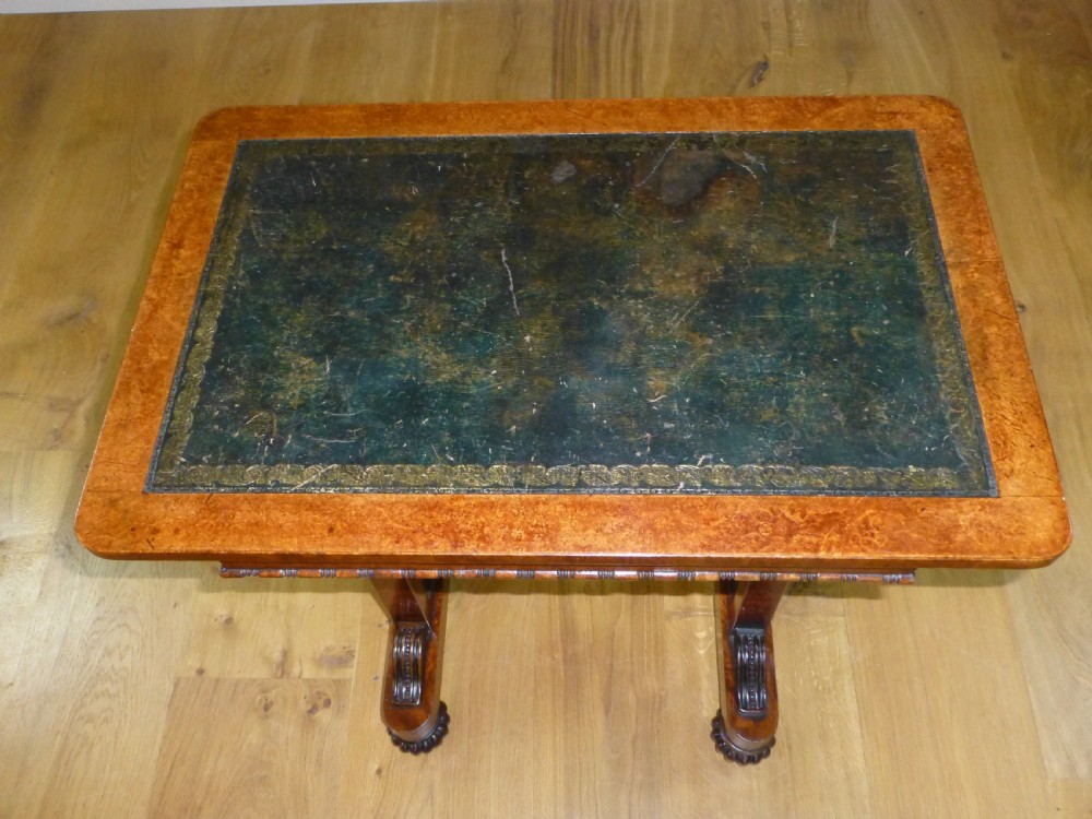 Rare Gillows Regency small writing sofa hall library lamp side table desk View VIII