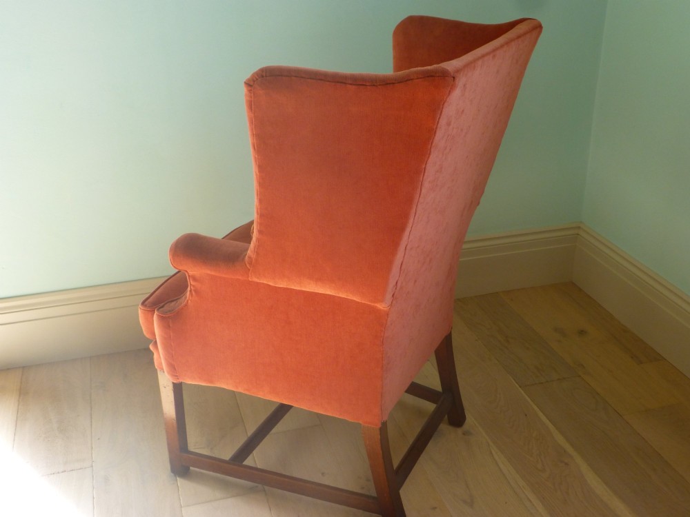 Georgian serpentine camel back sofa suite View XII