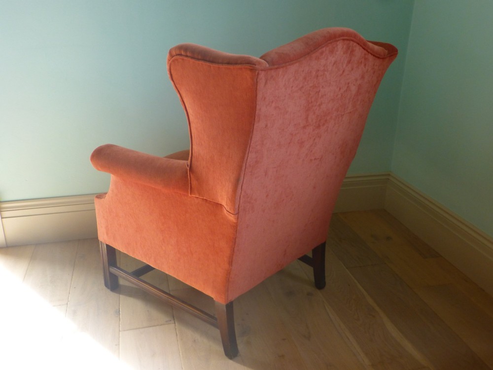 A pair of His and Hers wing back armchairs wingback chair View IV
