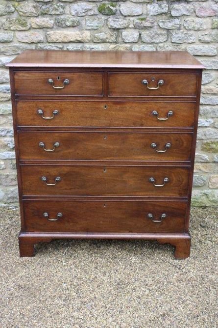 Tall Georgian Mahogany Chest of Drawers