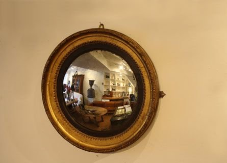 Regency Convex Wall Mirror