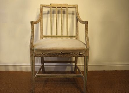 Painted Regency Chair