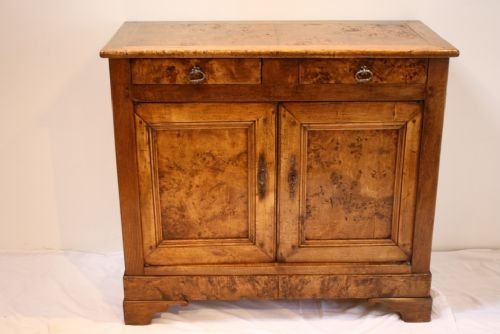 French Fruitwood and Burr Elm Buffet