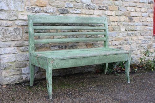 Green Painted Garden /Hall Bench
