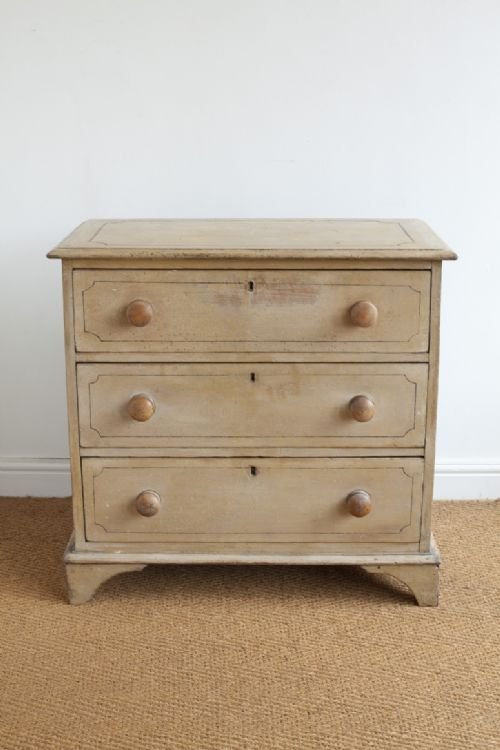 Small Victorian Painted Chest of Drawers
