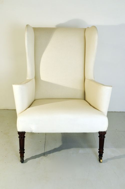 Generous Wing Armchair