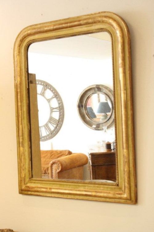 French Gilt Wood Wall Mirror