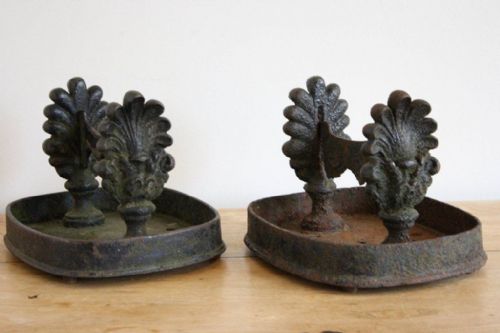 Near Pair of Regency Footscrapers