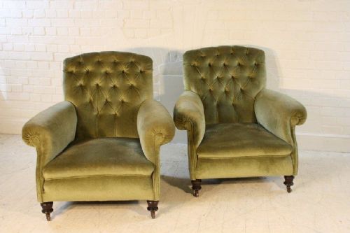 Pair of Victorian Armchairs
