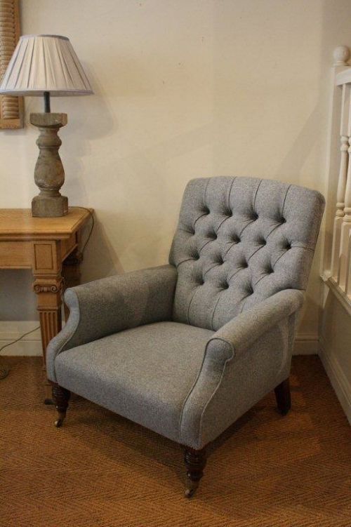 Regency Buttoned Armchair
