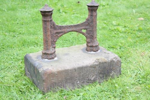 Gothic Design Boot Scraper