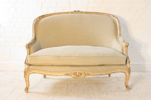 French Painted Two Seater Sofa
