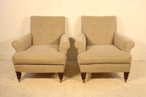 Pair of English Armchairs