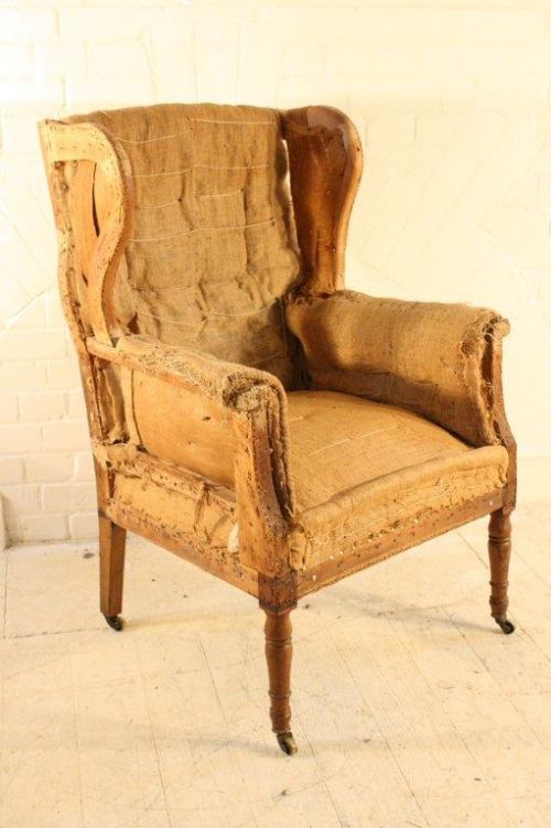 Wing Chair for Upholstery