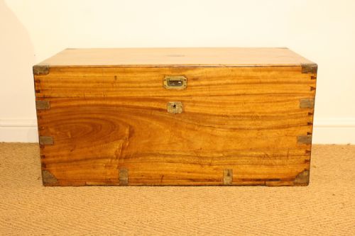 Brass Bound Camphorwood Box