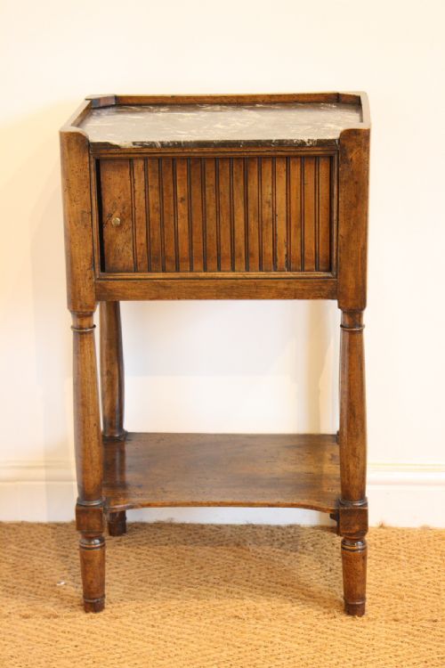 French Walnut Pot Cupboard