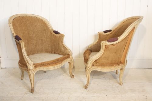 Pretty Pair of French Fauteuils
