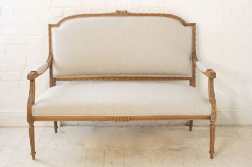 French Beech Framed Sofa