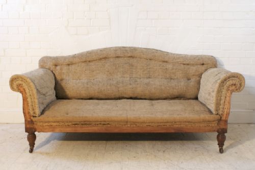 Camel Back Sofa
