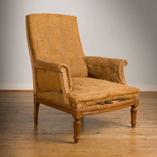 Beech Framed French Fauteuil