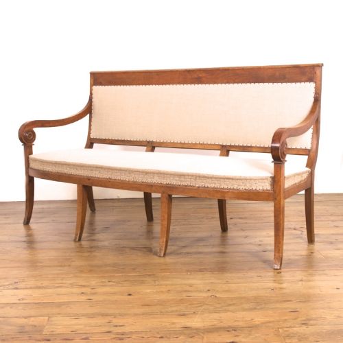 C076 19th Century French Walnut Sofa