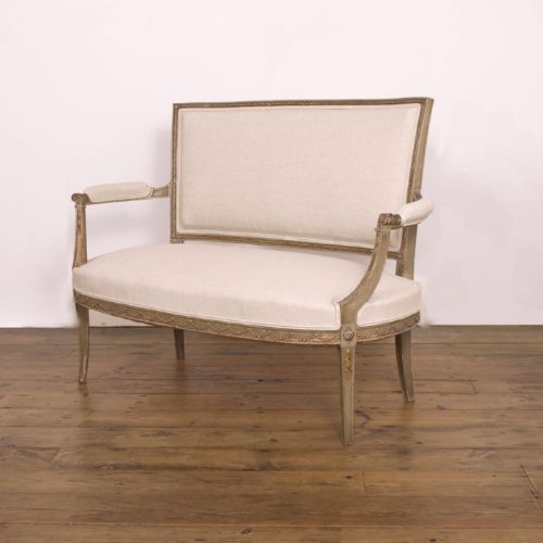 C073   Pretty French Two Seater Sofa/canope