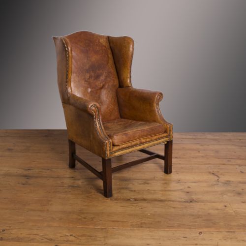 Leather Wing Chair