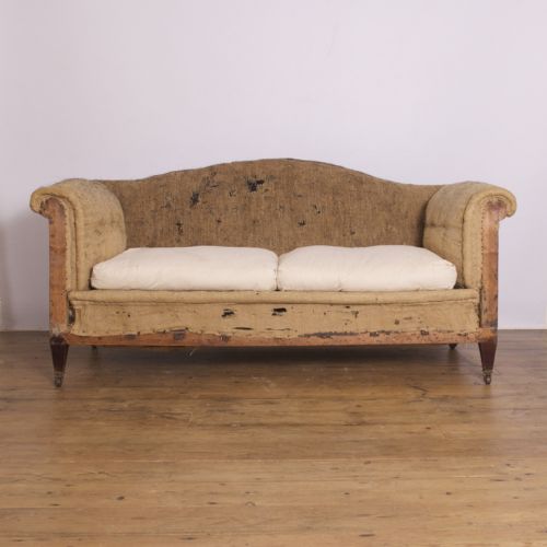 19th Century Camel Back Sofa