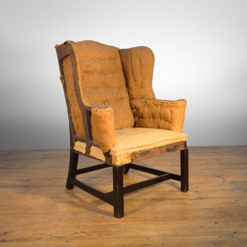 Georgian Wing Chair, Reupholstery Included